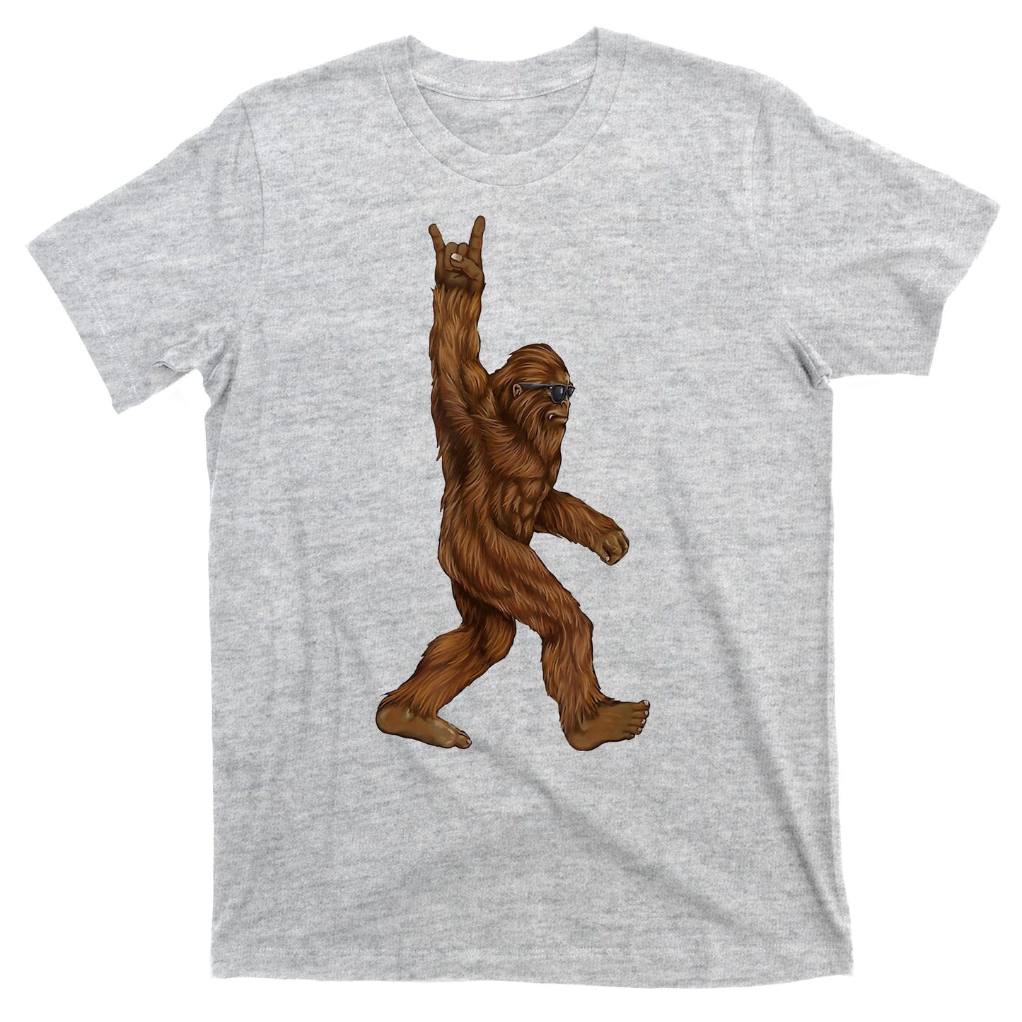 Bigfoot Rock On T-Shirt