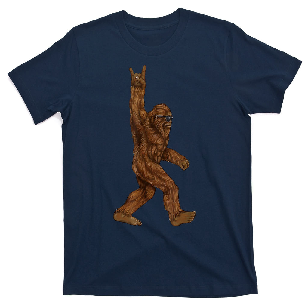 Bigfoot Rock On T-Shirt