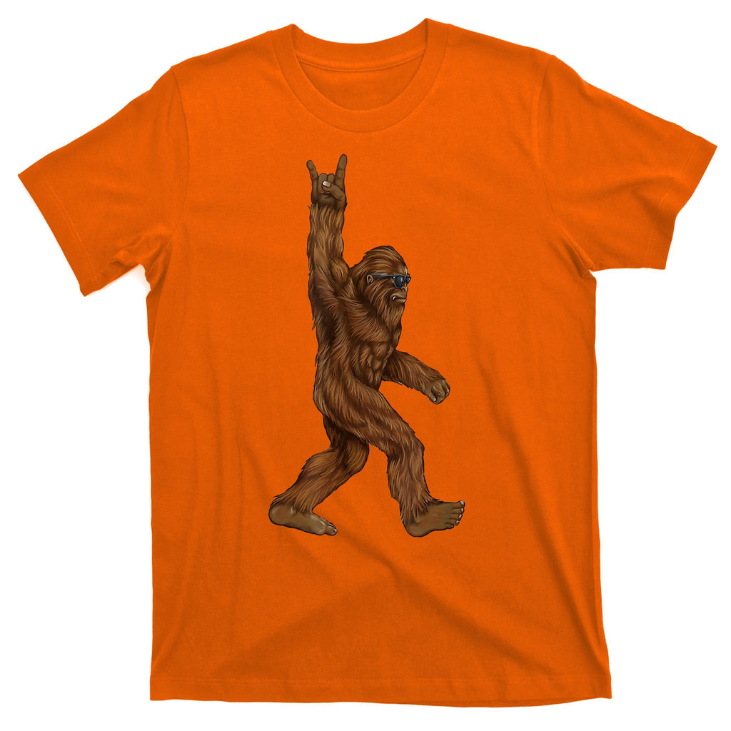 Bigfoot Rock On T-Shirt