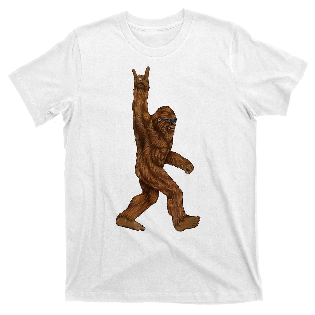 Bigfoot Rock On T-Shirt