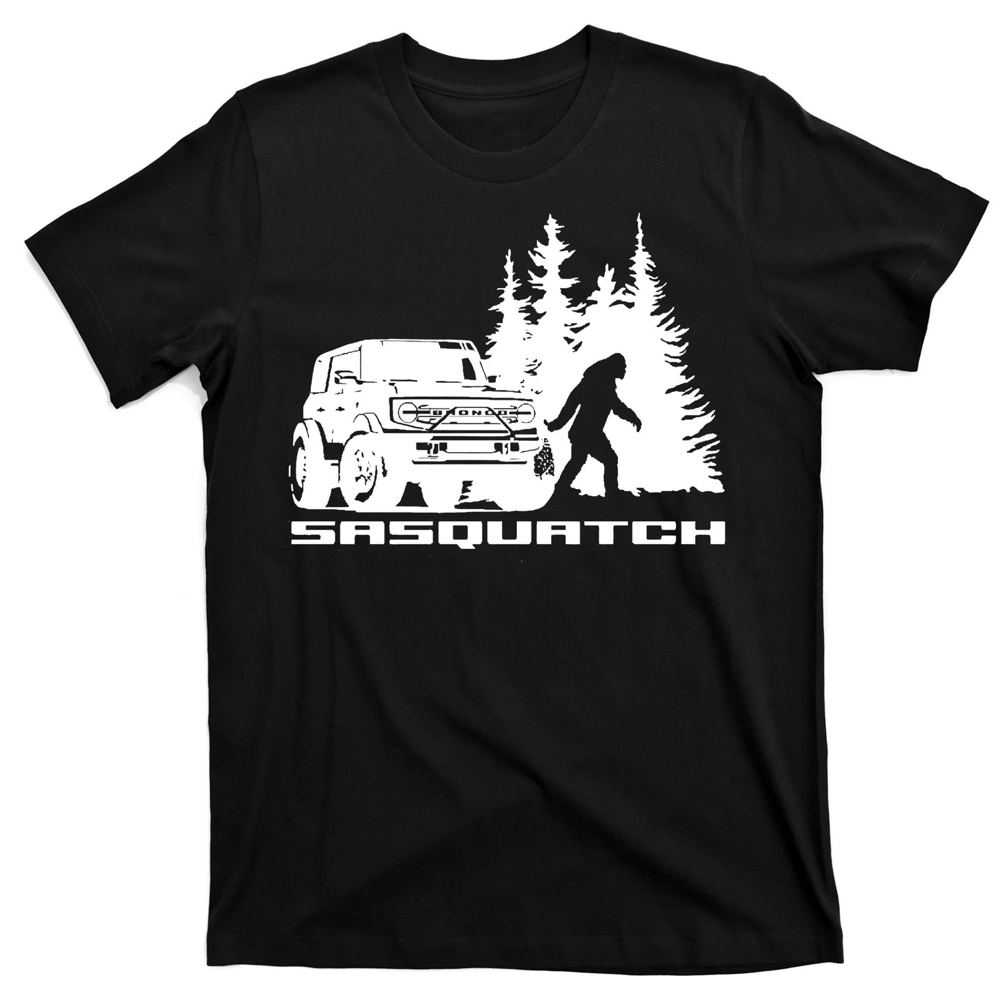 Bronco Sasquatch Truck T-Shirt
