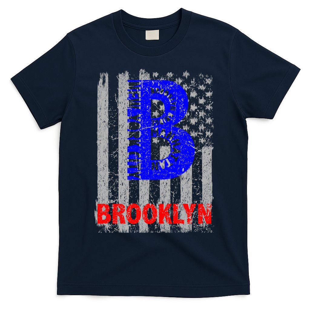 Brooklyn Vintage USA Flag T-Shirt