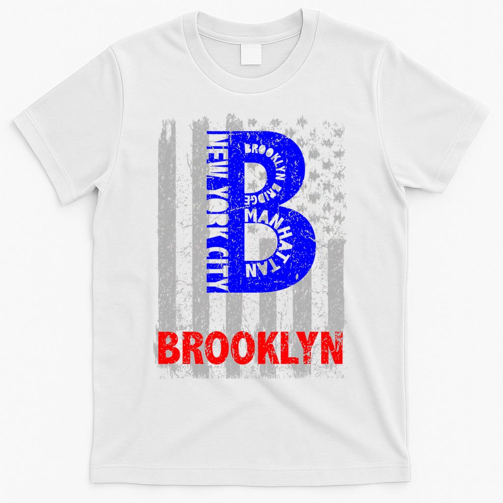 Brooklyn Vintage USA Flag T-Shirt