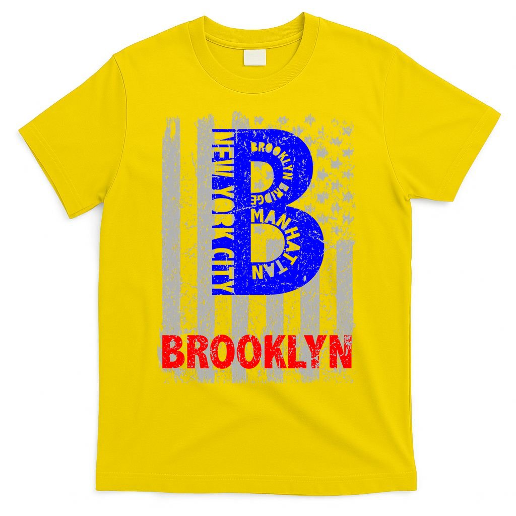 Brooklyn Vintage USA Flag T-Shirt