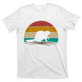 Beaver Retro Vintage Beaver Lover Gift T-Shirt
