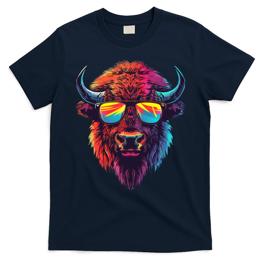 Bison Sunglasses T-Shirt
