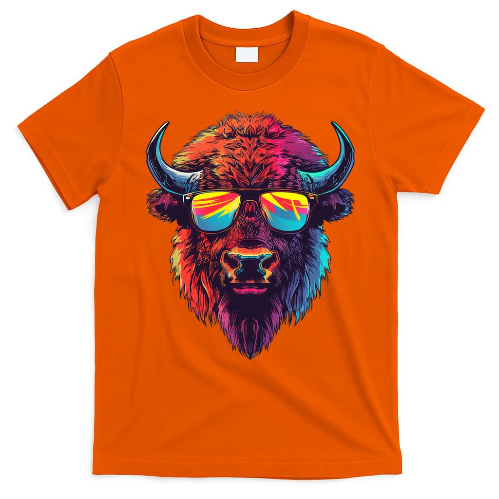 Bison Sunglasses T-Shirt