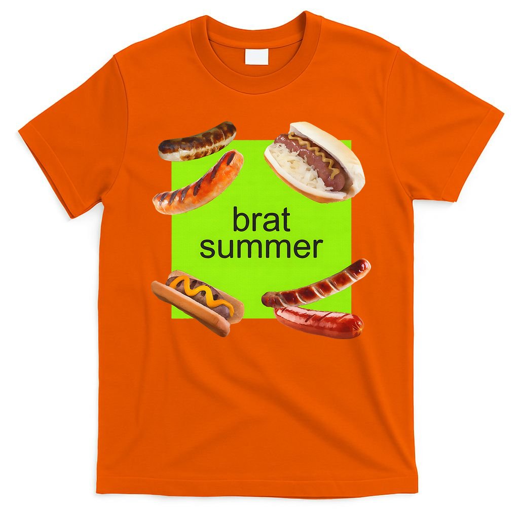 Brat Summer Funny Hot Dog Bratwurst Summer T-Shirt