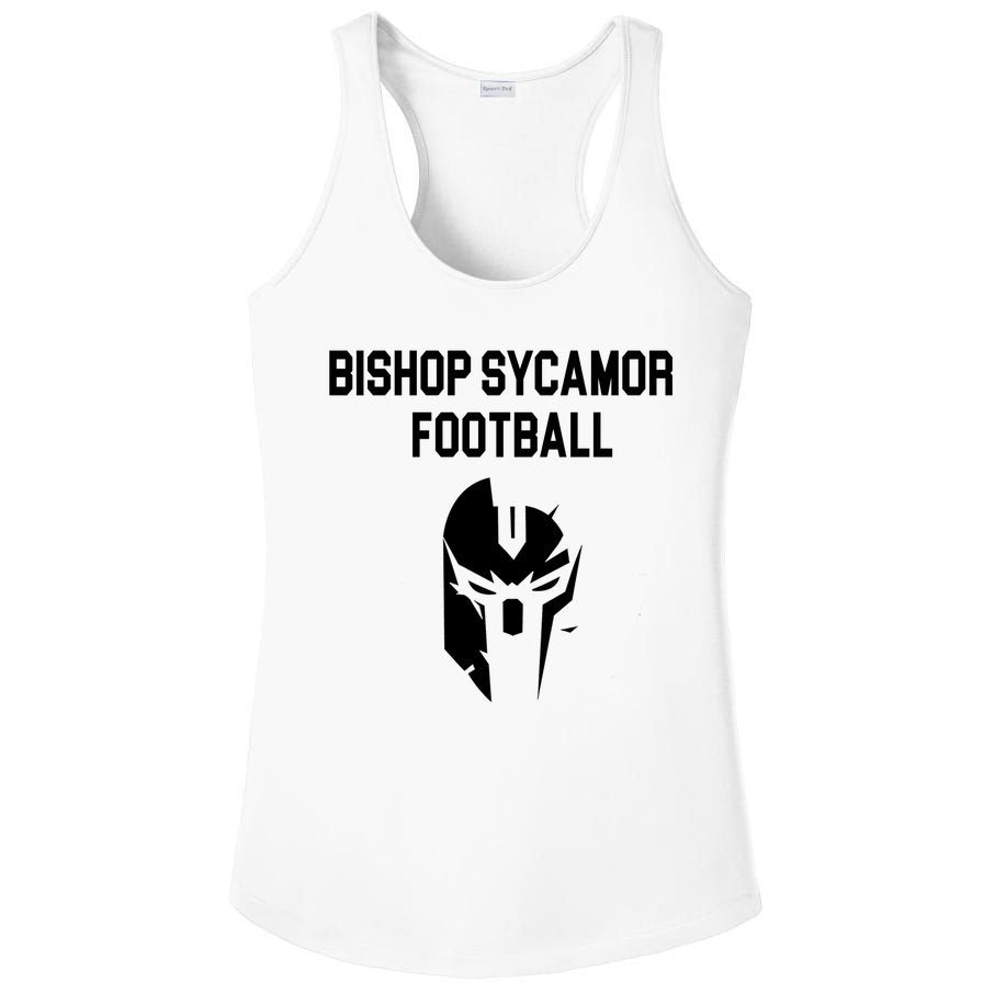Bishop Sycamore Football Spartan Ladies PosiCharge Competitor Racerback Tank