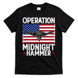 B-2 Stealth Jet Operation Midnight Hammer American Flag T-Shirt