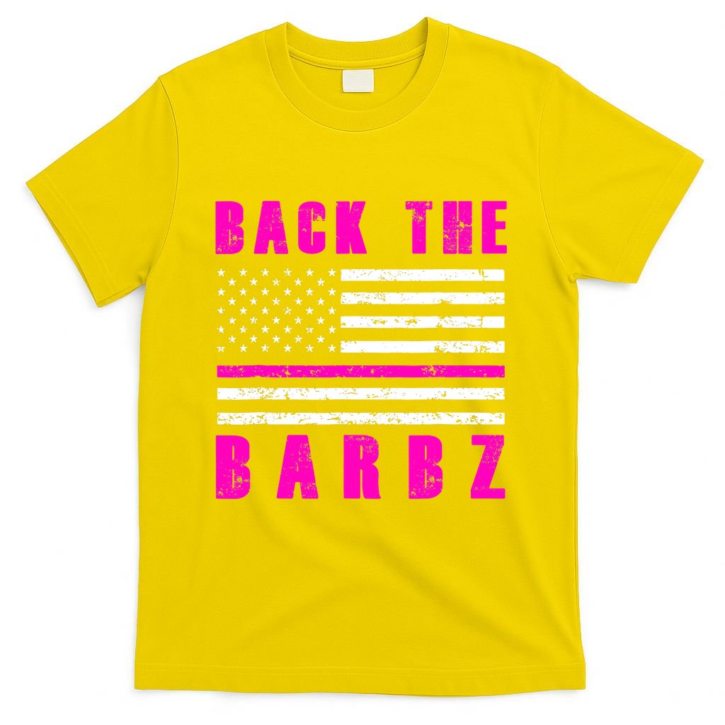 Back The Barbz Flag Love Barbs 4th Of July T-Shirt