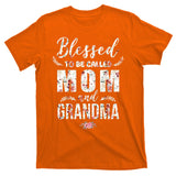 Blessed To Be Called Mom And Grandma Floral T-Shirt