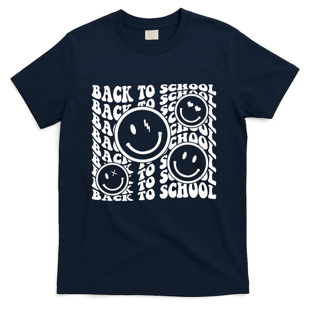 Back To School Retro Smile Face T-Shirt