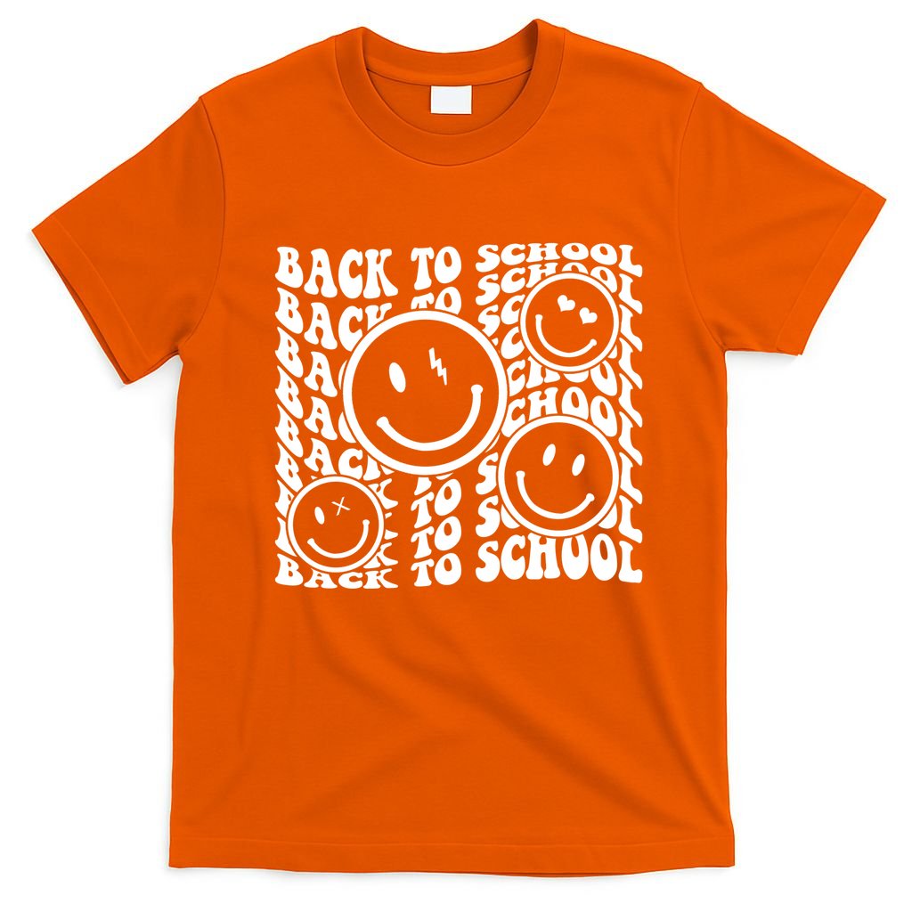 Back To School Retro Smile Face T-Shirt