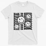 Back To School Retro Smile Face T-Shirt