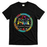 Back To School Third Grade Dream Team Teacher Flower T-Shirt