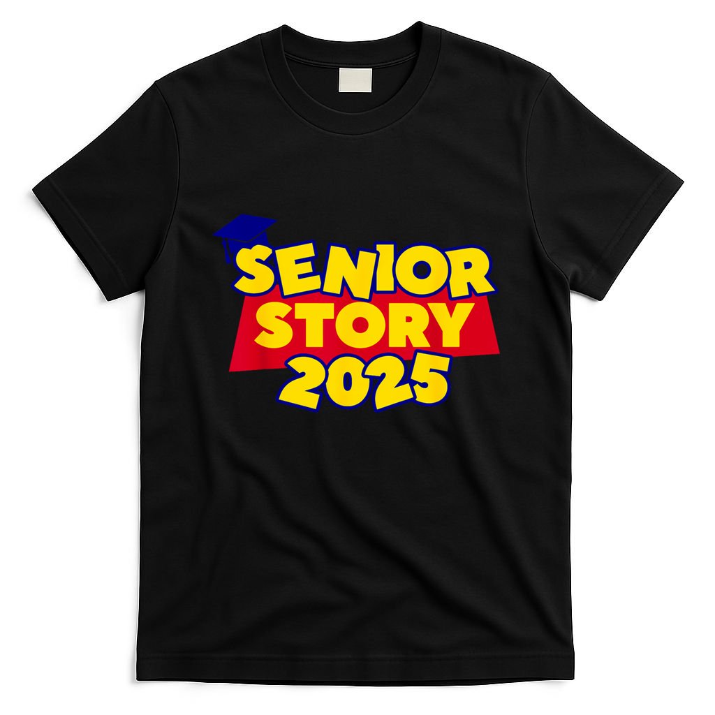 Back To School 2025 Grade Senior 2025 Story Class Of 2025 T-Shirt