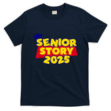 Back To School 2025 Grade Senior 2025 Story Class Of 2025 T-Shirt