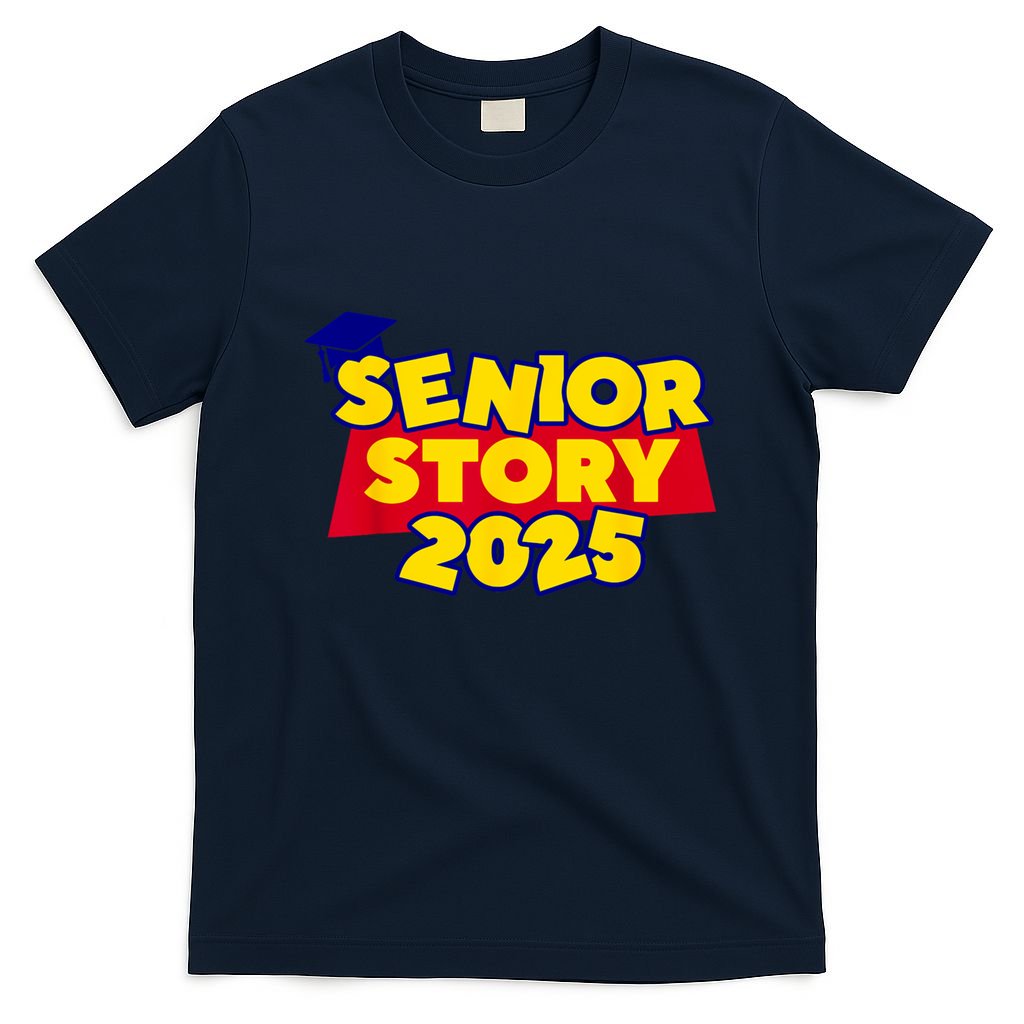 Back To School 2025 Grade Senior 2025 Story Class Of 2025 T-Shirt