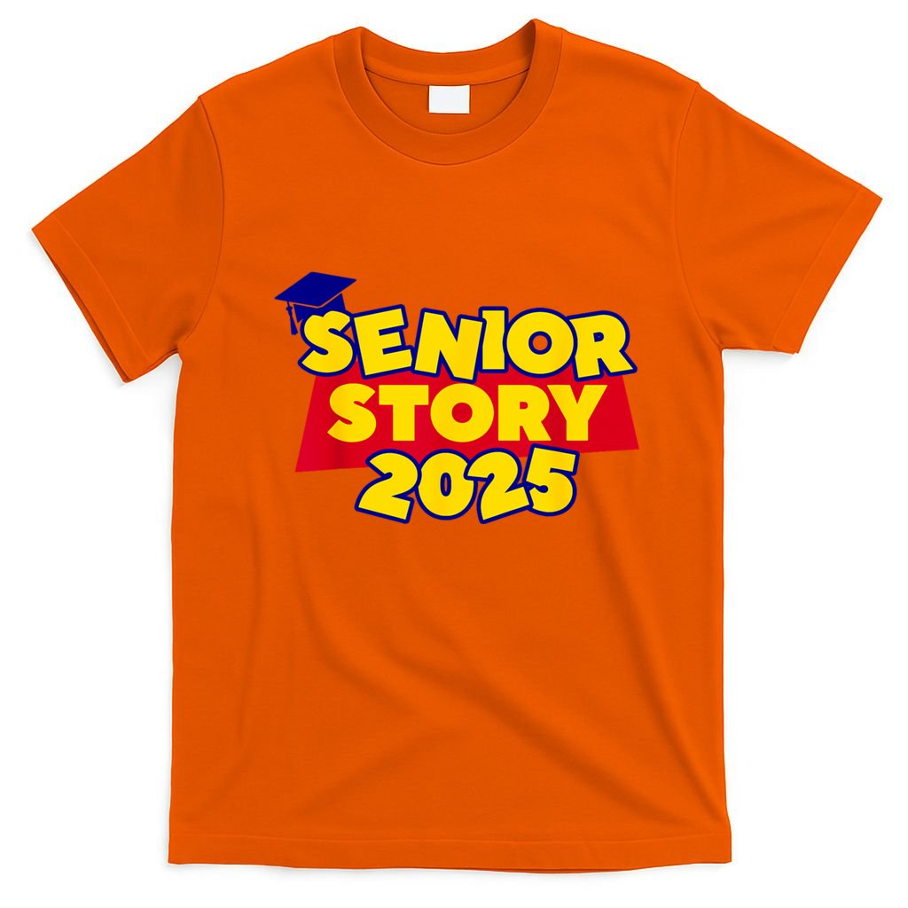 Back To School 2025 Grade Senior 2025 Story Class Of 2025 T-Shirt