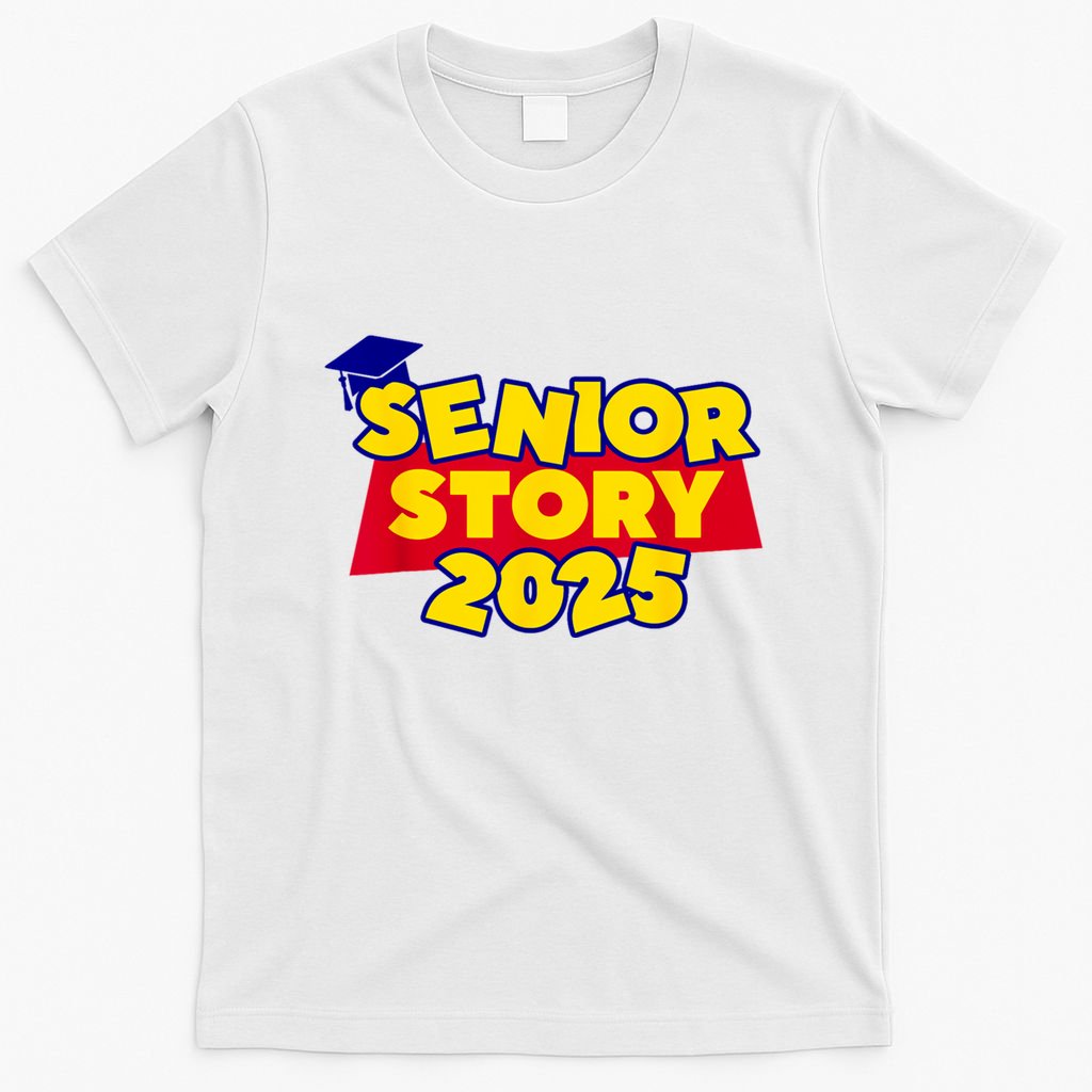 Back To School 2025 Grade Senior 2025 Story Class Of 2025 T-Shirt