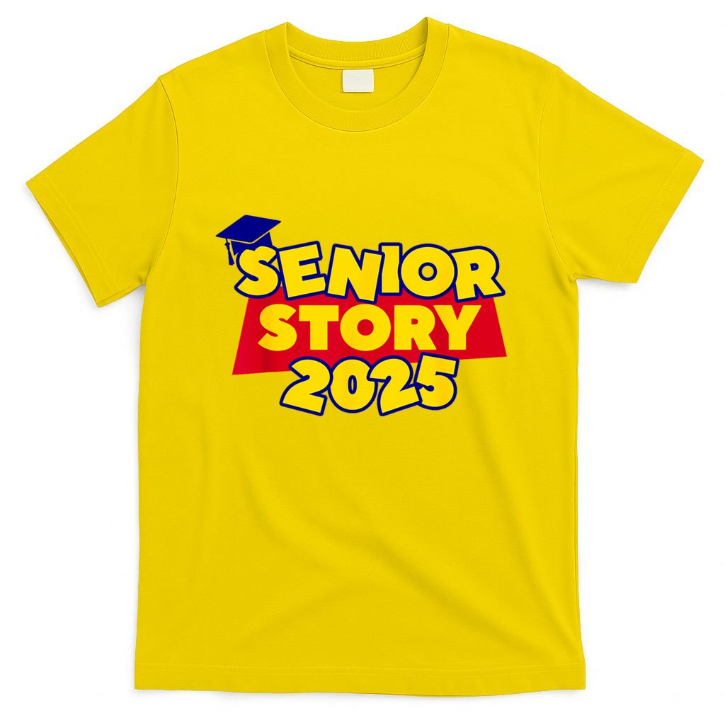 Back To School 2025 Grade Senior 2025 Story Class Of 2025 T-Shirt