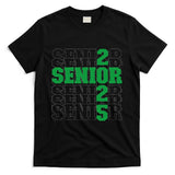 Back To School Officially A Senior Green Senior 2025 T-Shirt