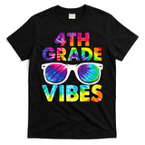 Back To School Funny 4th Grade Vibes First Day Teacher T-Shirt