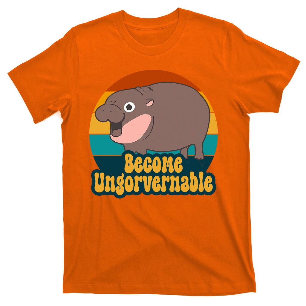 Become Ungovernable Funny Hippo T-Shirt