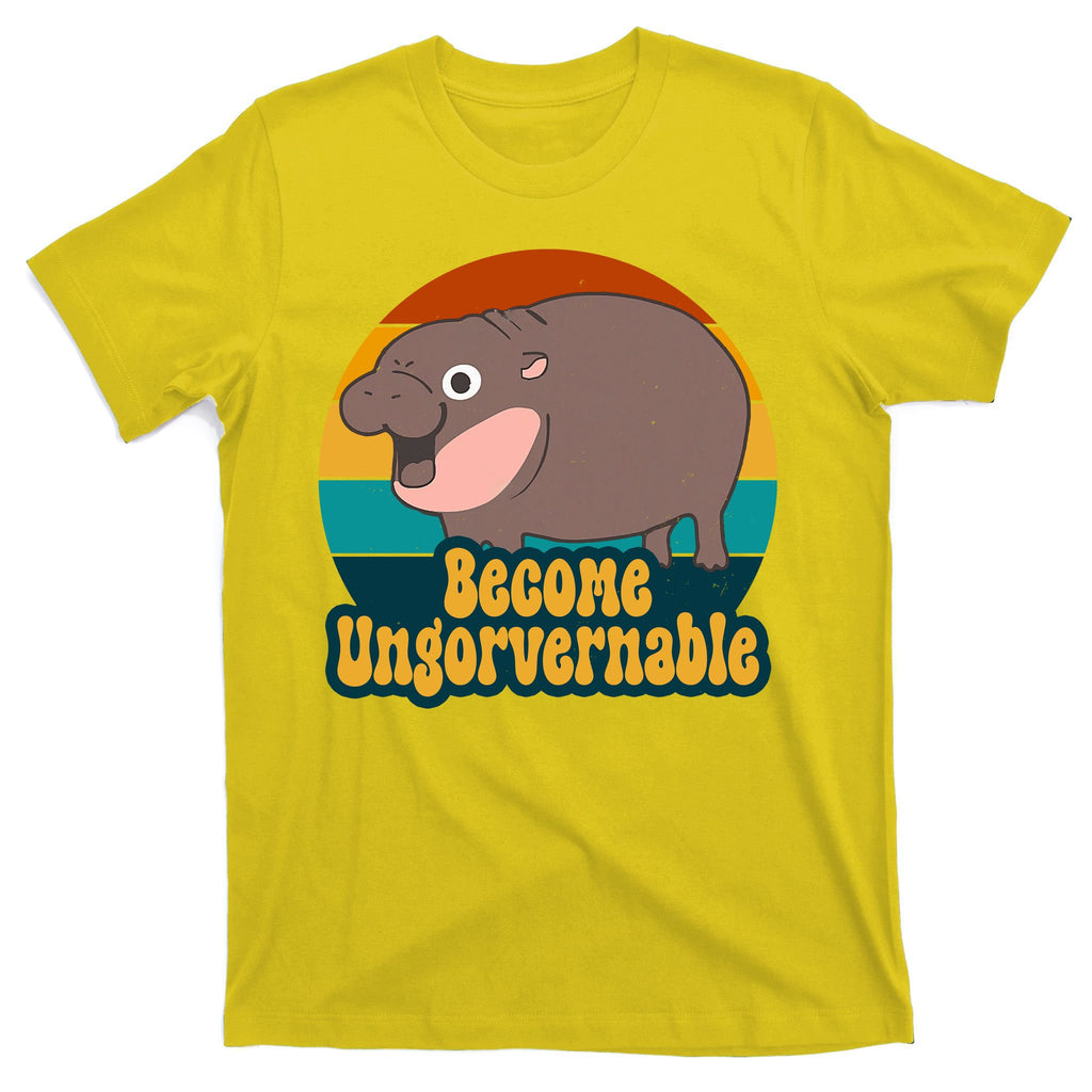 Become Ungovernable Funny Hippo T-Shirt