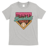 Baseball Uncle Ice Cream Drip T-Shirt