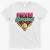 Baseball Uncle Ice Cream Drip T-Shirt