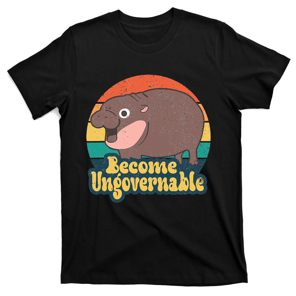 Become Ungovernable Moo Deng Humor T-Shirt