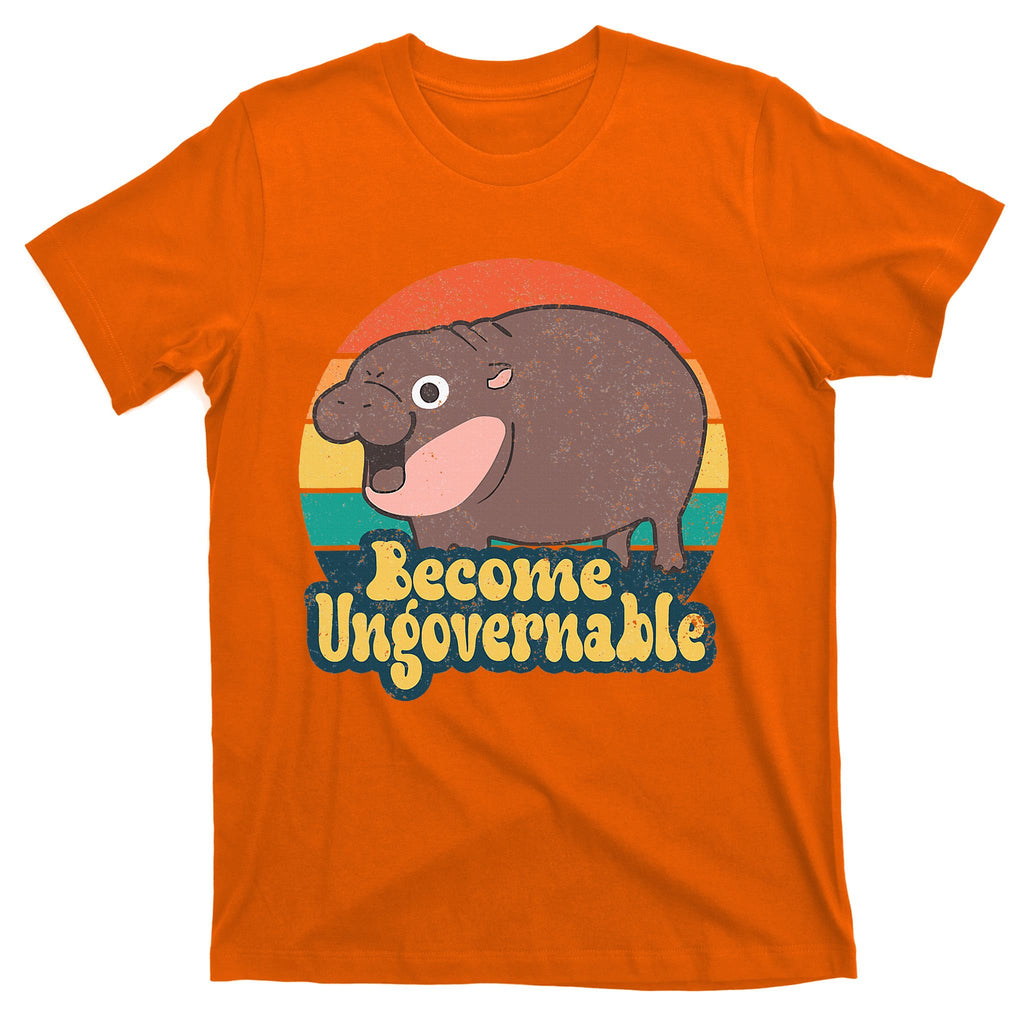 Become Ungovernable Moo Deng Humor T-Shirt