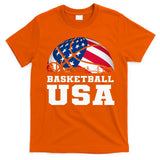 Basketball Usa Support The T.E.A.M U.S.A Flag Dream T-Shirt