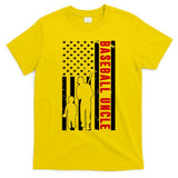Baseball Uncle USA Flag T-Shirt