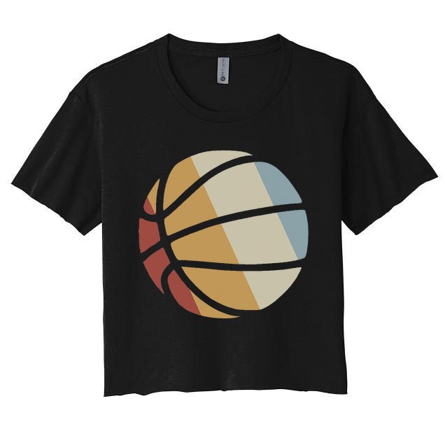 Basketball Valentines Day Basketball Is My Valentine Women's Crop Top Tee