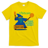 Bitcoin Wizard Magic Internet Money T-Shirt