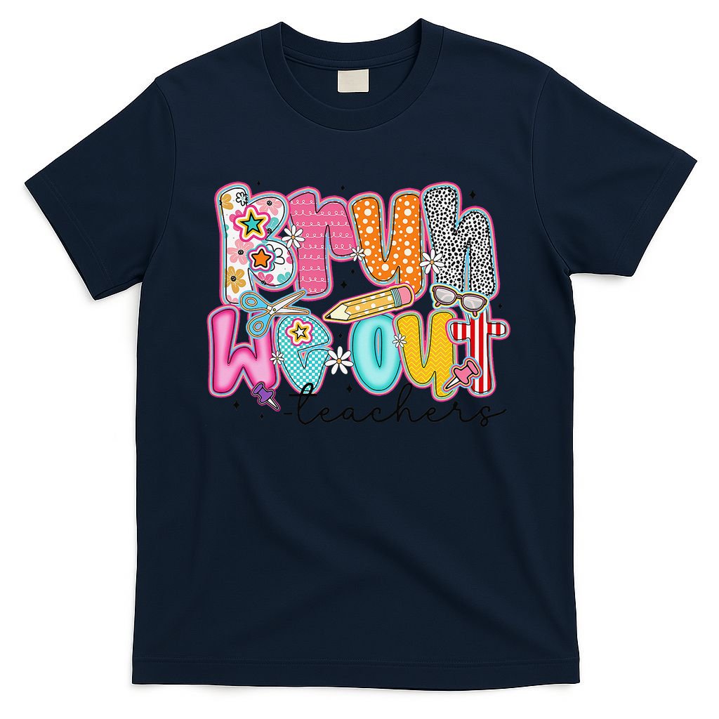 Bruh We Out Teacher Summer Last Dat Of School Teacher T-Shirt