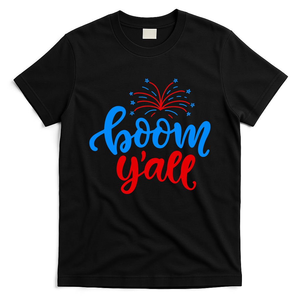 Boom Yall 4th Of July Firework Festive T-Shirt