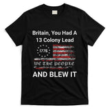 Britain You Had A 13 Colony Lead And You Blew It Usa Humor T-Shirt