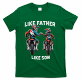 Dirt Bike Family Father Son Motocross Off Road Mx Dad T-Shirt