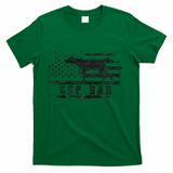 Gsp Dad Usa American Flag German Shorthaired Pointer Dog T-Shirt