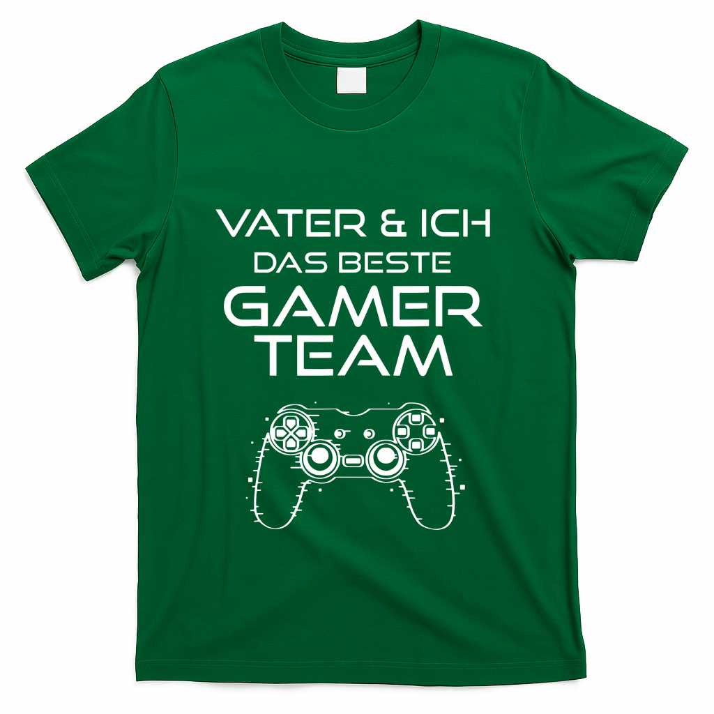 Father & I The Best Gamer Team T-Shirt