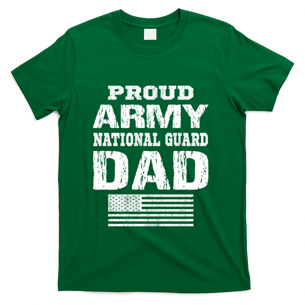 Vintage Proud Army National Guard Dad U S Military Gift T-Shirt