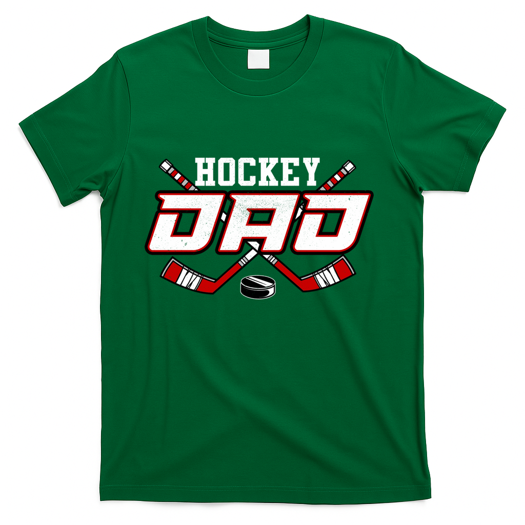 Papa FatherS Day Vintage Hockey Dad Gift T-Shirt
