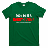 Soon To Be A Daddy Of Twins Expecting Father T-Shirt