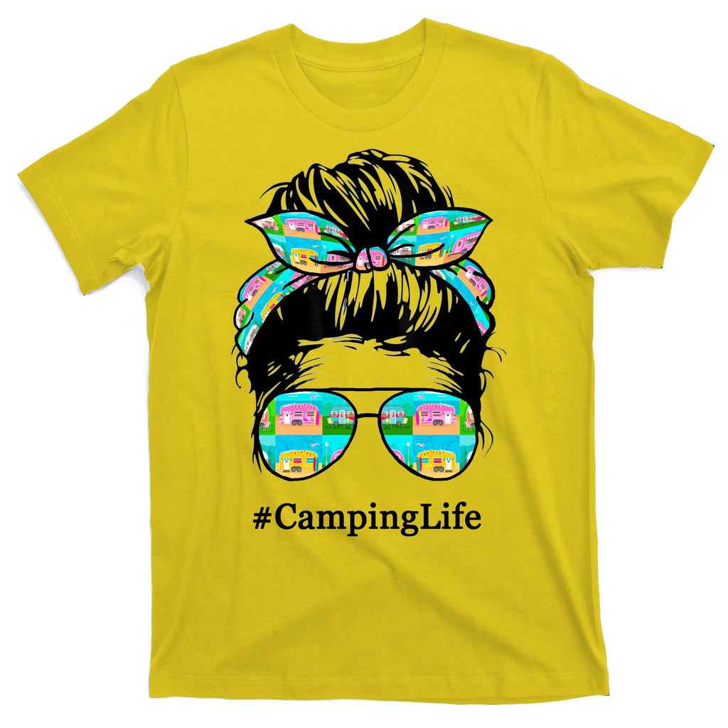 Camping Life Messy Hair T-Shirt