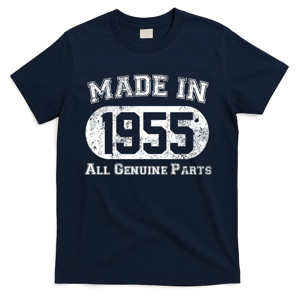 Custom AI Personalized Birthday Year Made In 19XX All Genuine Parts T-Shirt