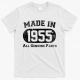 Custom AI Personalized Birthday Year Made In 19XX All Genuine Parts T-Shirt
